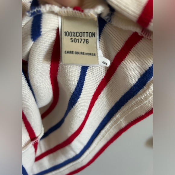 L.L. Bean Nautical Striped Knit Sweater Size XS - Picture 5 of 10